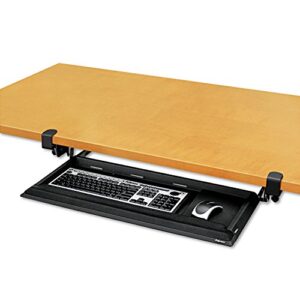 fellowes 8038302 keyboard drawer,w/foam rest,28-3/5-inch x14-inch,black