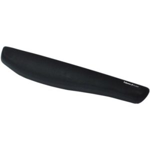 fellowes 9252101 plushtouch wrist rest with microban black wlm