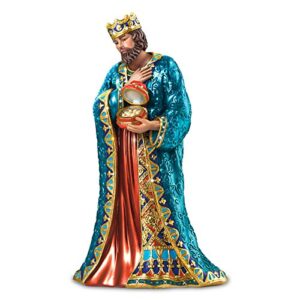 The Bradford Exchange The Jeweled Nativity Peter Carl Faberge Inspired Figurine Set