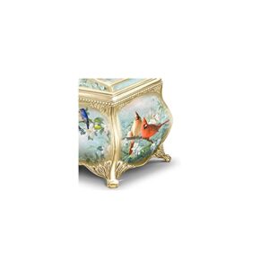 The Bradford Exchange Songbird Serenade Handcrafted Heirloom Porcelain Music Box