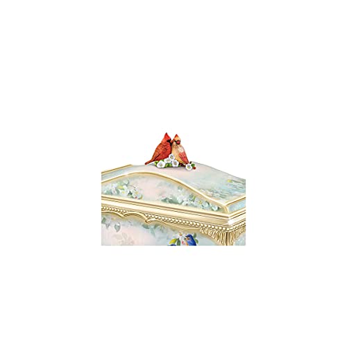 The Bradford Exchange Songbird Serenade Handcrafted Heirloom Porcelain Music Box