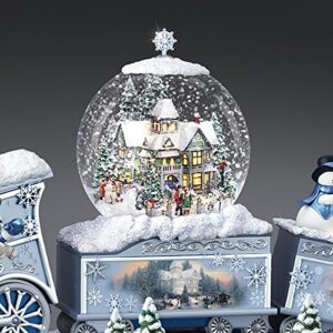 Thomas Kinkade Snowfall Express Illuminated Snowglobe Train