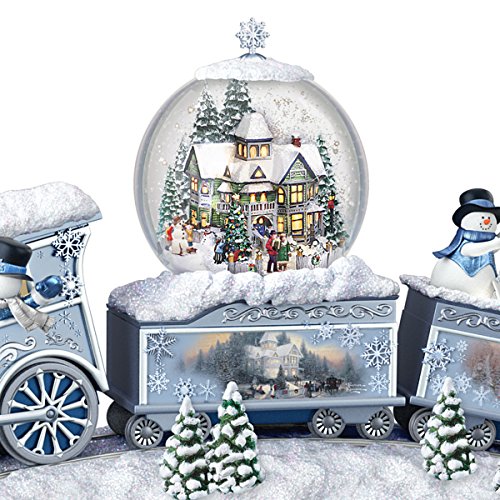 Thomas Kinkade Snowfall Express Illuminated Snowglobe Train