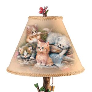 The Bradford Exchange Lamp: Country Kitties Lamp