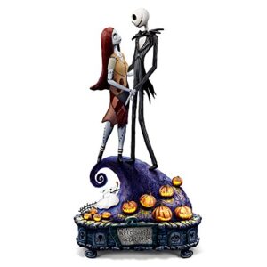the bradford exchange the nightmare before christmas simply meant to be jack and sally musical figurine