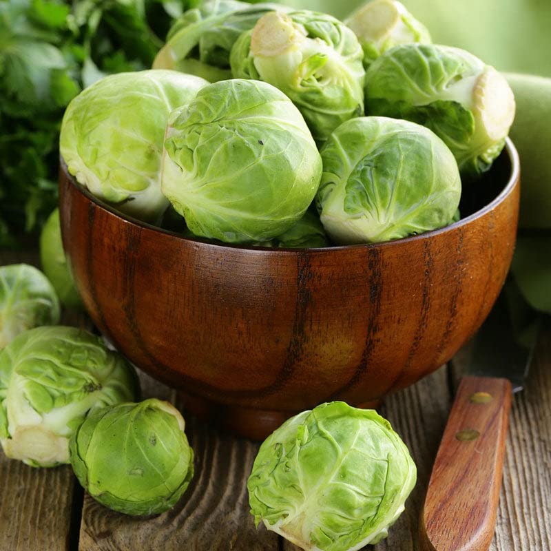 Brussels Sprouts Seeds - Long Island Improved - 5 Pounds - Vegetable Seeds, Heirloom Seed, Open Pollinated Seed Fast Growing, Container Garden