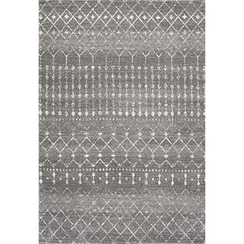 nuLOOM Moroccan Blythe Area Rug, 4' x 6', Dark Grey