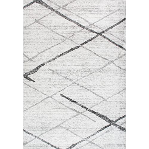 nuLOOM Thigpen Contemporary Area Rug, 5' x 8', Grey