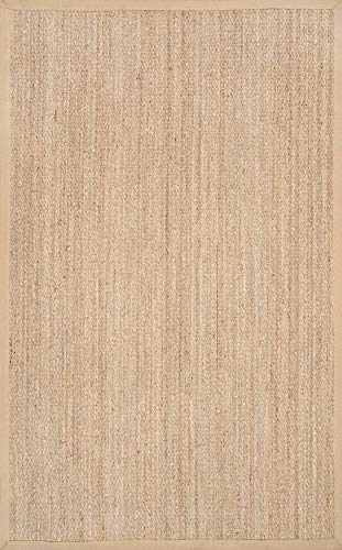 nuLOOM Elijah Natural Seagrass Farmhouse Area Rug, 6' x 9', Beige