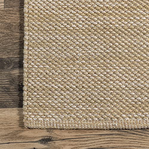 nuLOOM Alessi Solid Farmhouse Cotton Area Rug