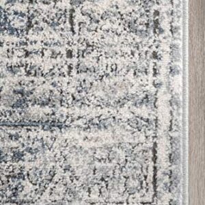 nuLOOM Matisse Distressed Vintage Area Rug, 5' 3" x 7' 7", Blue