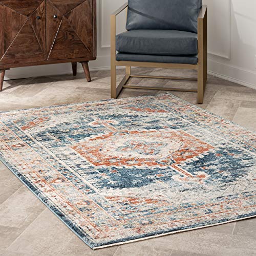 nuLOOM Derya Persian Vintage Accent Rug, 2' x 3', Blue