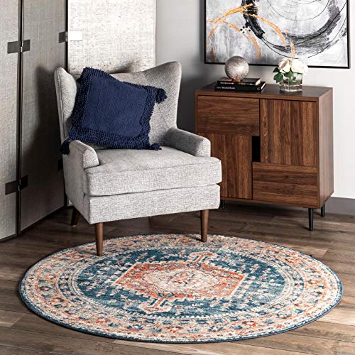 nuLOOM Derya Persian Vintage Accent Rug, 2' x 3', Blue