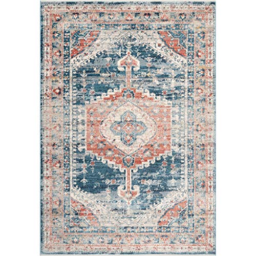 nuLOOM Derya Persian Vintage Accent Rug, 2' x 3', Blue