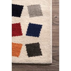 nuLOOM Bettye Squares Area Rug, 8' x 10', Multi