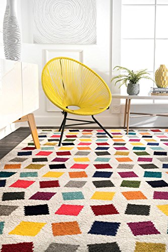 nuLOOM Bettye Squares Area Rug, 8' x 10', Multi