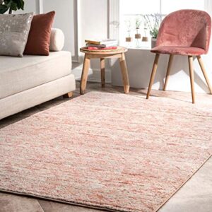 nuLOOM Transitional Moroccan Hattie Area Rug, 9' x 12', Pink