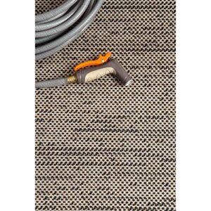 nuLOOM Nicole Modern Diamond Indoor/Outdoor Area Rug, 4 ft x 6 ft, Grey