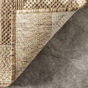 nuLOOM Shawn Bold Diamond Indoor/Outdoor Area Rug, 5' x 8', Beige