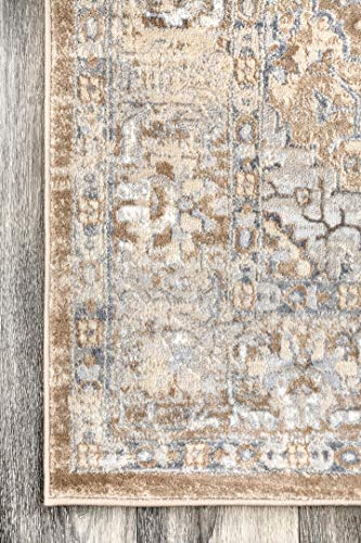 nuLOOM Thea Medallion Area Rug, 5' x 8', Beige