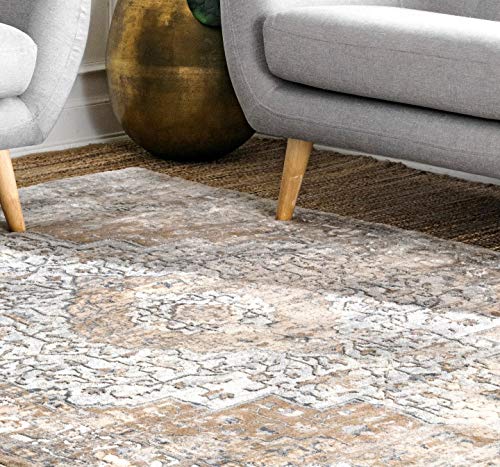 nuLOOM Thea Medallion Area Rug, 5' x 8', Beige