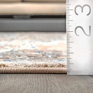 nuLOOM Thea Medallion Area Rug, 5' x 8', Beige