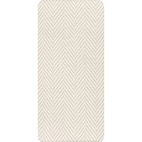 nuLOOM Casual Herringbone Anti Fatigue Kitchen or Laundry Room Comfort Mat, 20" x 42", Beige