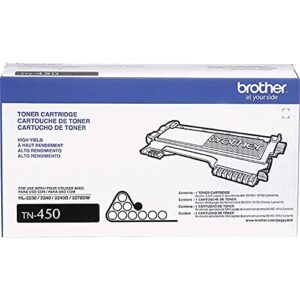 brother tn450 (tn-450) high yield black toner -cartridge and dr420 (dr-420) imaging unit