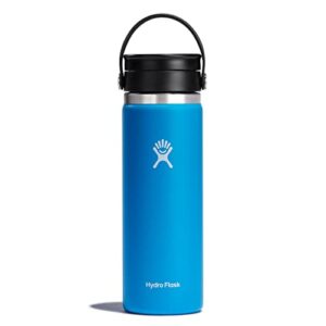hydro flask 20 oz wide mouth bottle with flex sip lid pacific