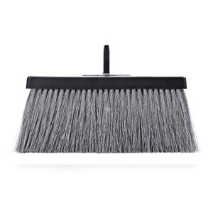 stanley home products black deep reach slender broom head – wet & dry floor sweeper for sweeping dust & cleaning ceramic tile, linoleum, vinyl, wood laminate & hardwood floors