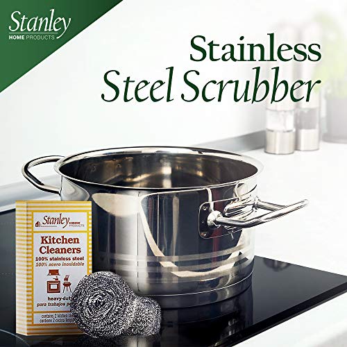 Stanley Home Products Stainless Steel Kitchen Scouring Cleaners (4 Cleaners Included)