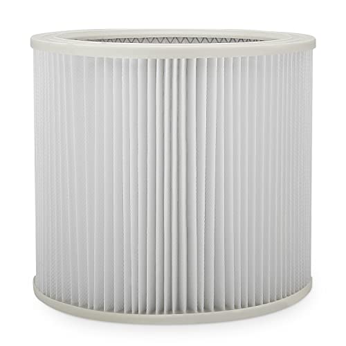 Stanley 08-2501 Cartridge Filter, Fit for Most 5 -18 Gallon Wet/Dry Vacuum Cleaners, Compatible with SL18115, SL18115P, SL18116, SL18116P, SL18191P, SL18199P, SL18117, SL18701P-10A, SL18410P-5A