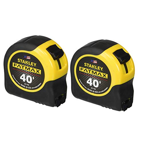 Stanley Tools FatMax 33-740 40-Foot Tape Rule with BladeArmor Coating (Pack of 2)