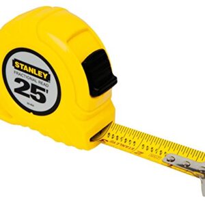 Stanley 30-454 25-by-1-Inch Stanley Tape Rule