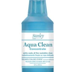 Stanley Home Products Aqua Clean Concentrate - Delicate Laundry Detergent - Gentle Formula Effectively Cleans Tough Stains in Minutes Protects Fine Wool Knits and Other Fabrics Wash Up to 64 Loads