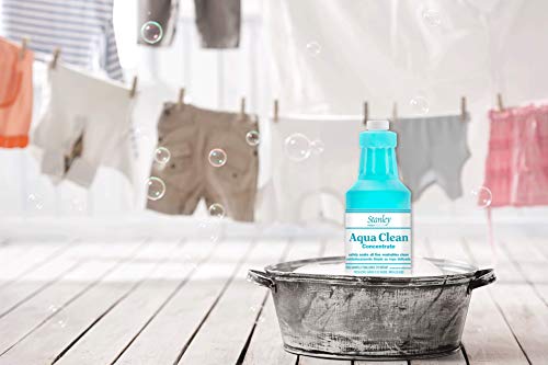 Stanley Home Products Aqua Clean Concentrate - Delicate Laundry Detergent - Gentle Formula Effectively Cleans Tough Stains in Minutes Protects Fine Wool Knits and Other Fabrics Wash Up to 64 Loads