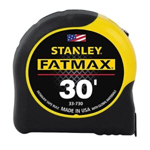 stanley fatmax tape measure, 30-foot (33-730)