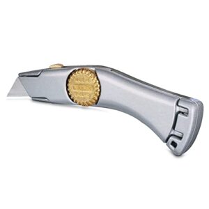 stanley 2-10-122 knife “titan rb” with retractable blade, silver