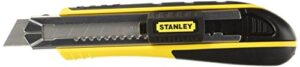 stanley 10-481 fatmax snap-off knife, 18mm,silver/yellow/black