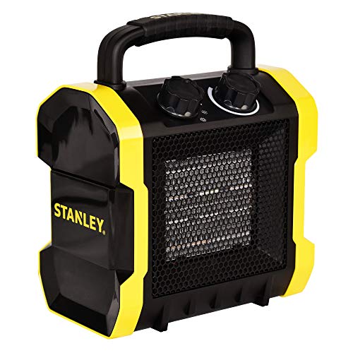 STANLEY 5100 BTU, 1500W Heavy-Duty Electric Heater, ST-222A-120, Black, Yellow