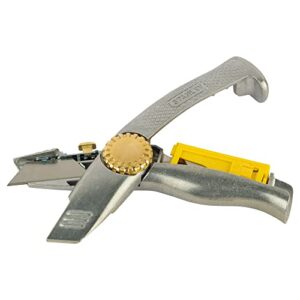 Stanley 0-10-819 Snap Off Knife"Pro" with retractable blade, Silver