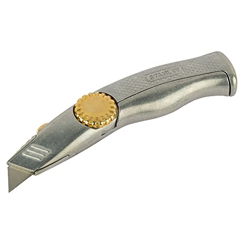 Stanley 0-10-819 Snap Off Knife"Pro" with retractable blade, Silver