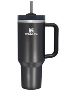 stanley 40oz adventure quencher reusable insulated stainless steel tumbler (black glow)