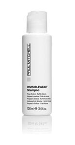 paul mitchell invisiblewear shampoo, preps texture + builds volume, for fine hair (pack of 2)