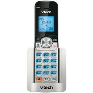 vtech ds6501 accessory cordless handset, silver/black | requires a vtech ds6511 or other models to operate