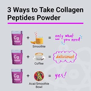 Hydrolyzed Collagen Powder - Joint, Skin, Hair, and Nail Support | Types I & III Peptides | Non-GMO, Grass-Fed, Hormone-Free, Dissolves Easily | by Essential Elements - 41 Servings - 16oz