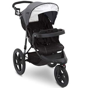 jeep classic jogging stroller by delta chidlren, grey