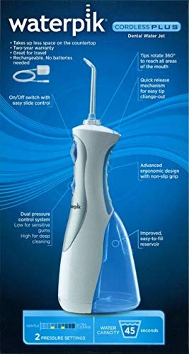 Waterpik Ultra Cordless Water Flosser WP450 1 ea (Pack of 2) - Packaging May Vary