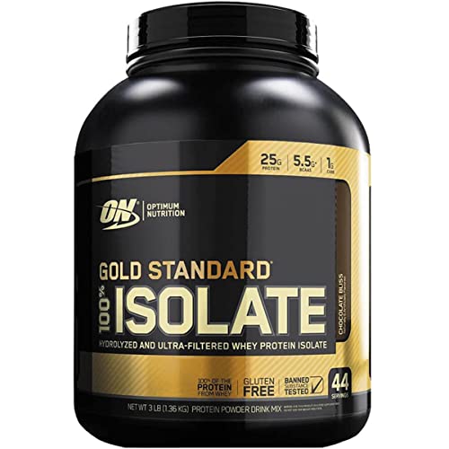 Optimum Nutrition Gold Standard 100% Isolate, Chocolate Bliss, 3 lb (1.36 kg)