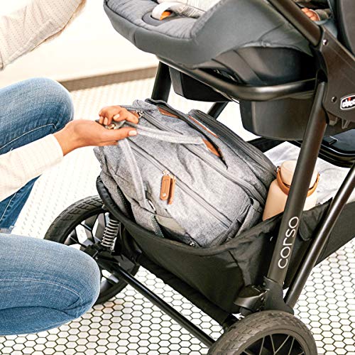 Chicco Corso LE Modular Travel System, Corso LE Stroller with KeyFit 35 Infant Car Seat and Base, Stroller and Car Seat Combo, Infant Travel System | Veranda/Grey